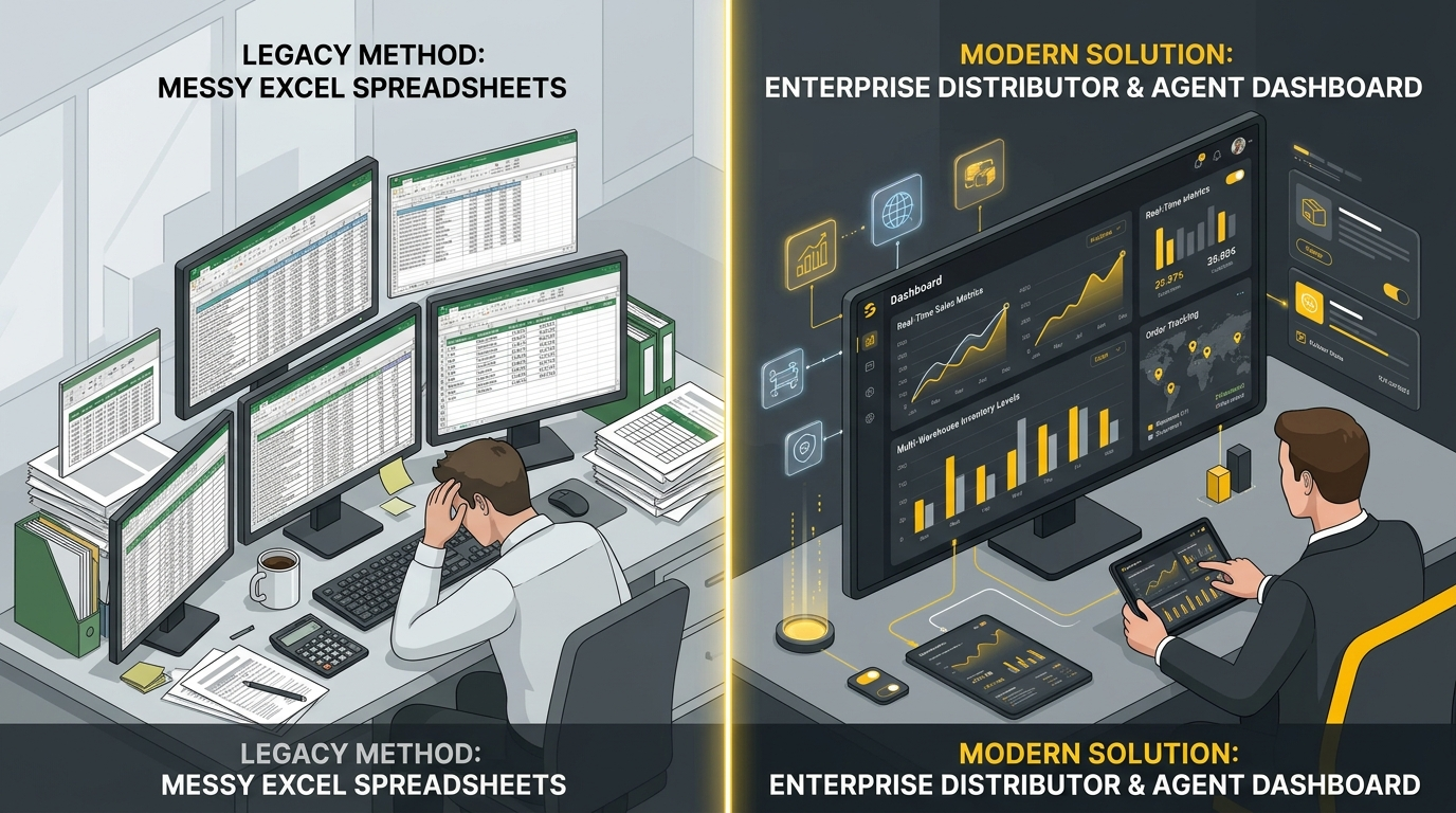Quản lý nhiều đại lý bằng Excel có ổn không? Khi nào nên dùng phần mềm?