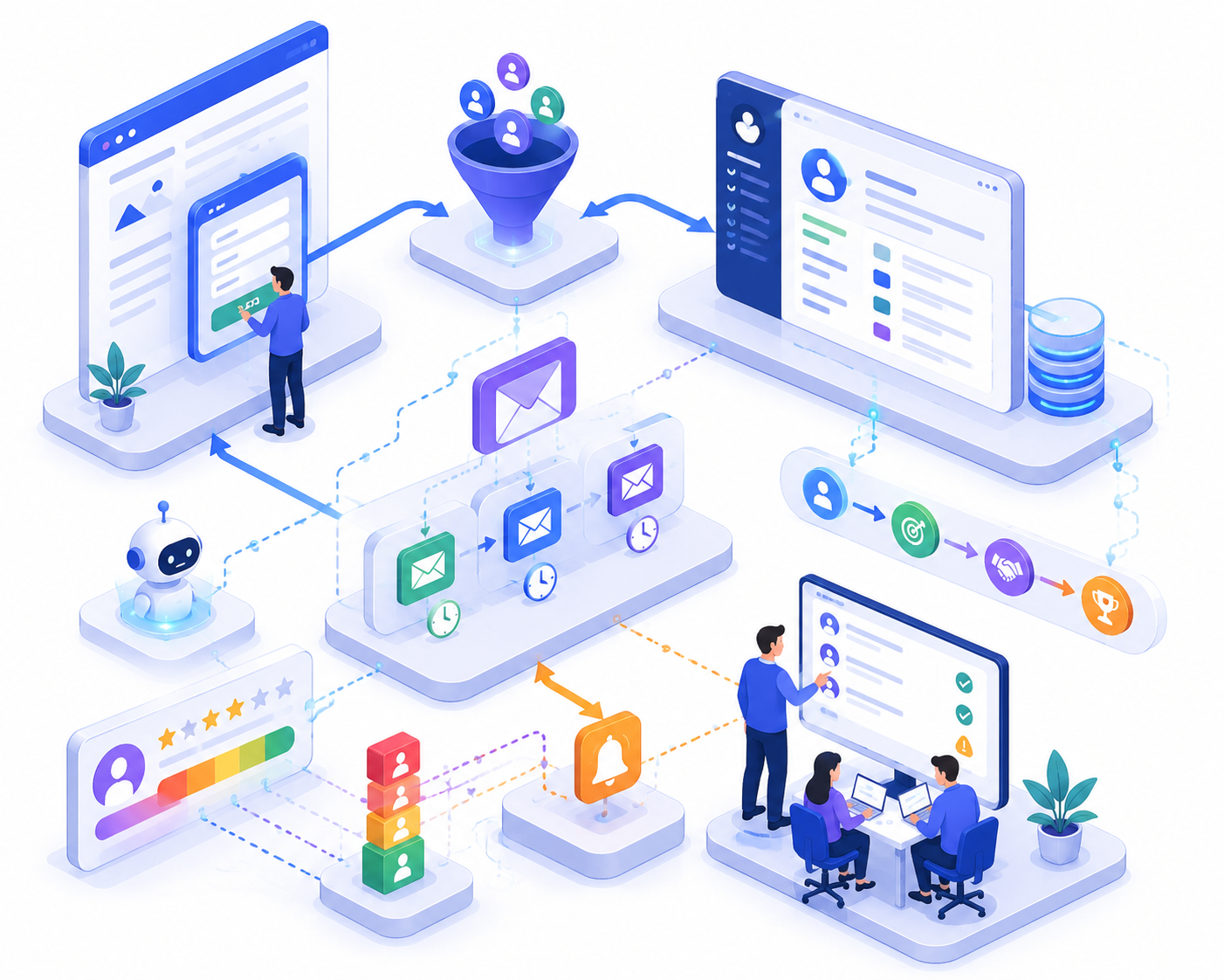 Quy trình tự động hóa marketing và bán hàng cho doanh nghiệp