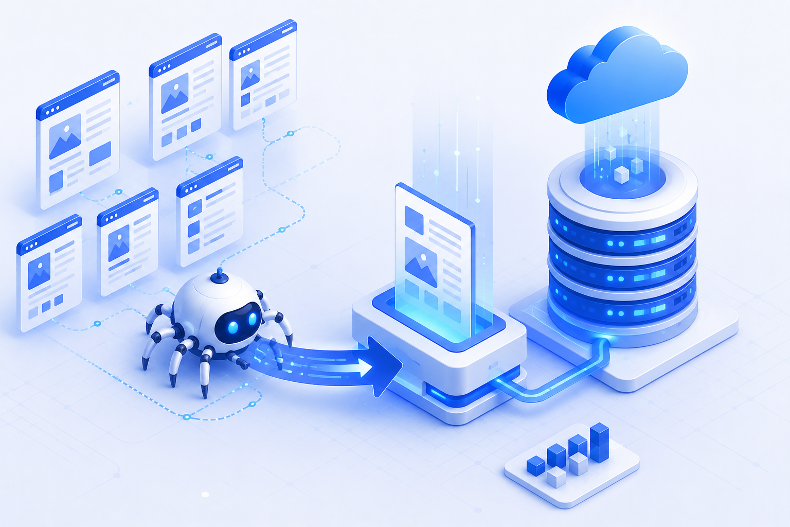 quá trình google index dữ liệu