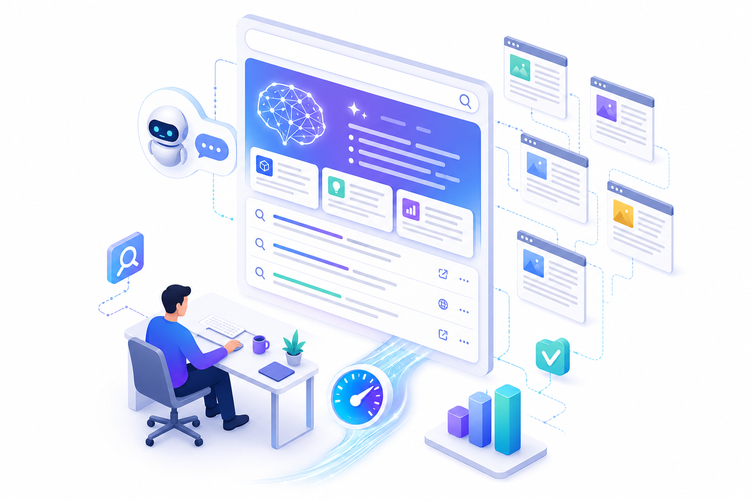 Người dùng nhận câu trả lời trực tiếp từ AI Overview thay vì truy cập nhiều website