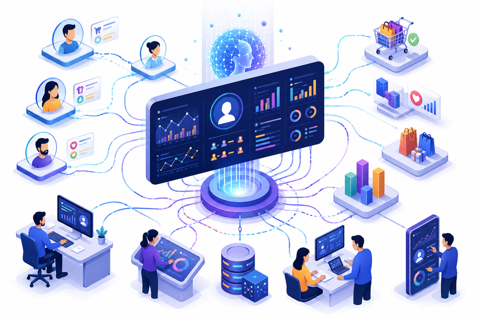Customer Analytics kết nối dữ liệu từ website