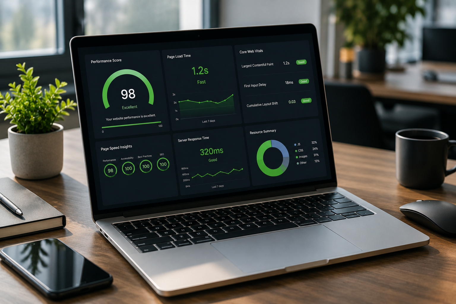 Tối ưu tốc độ tải trang website chuẩn SEO với hiệu suất và Core Web Vitals