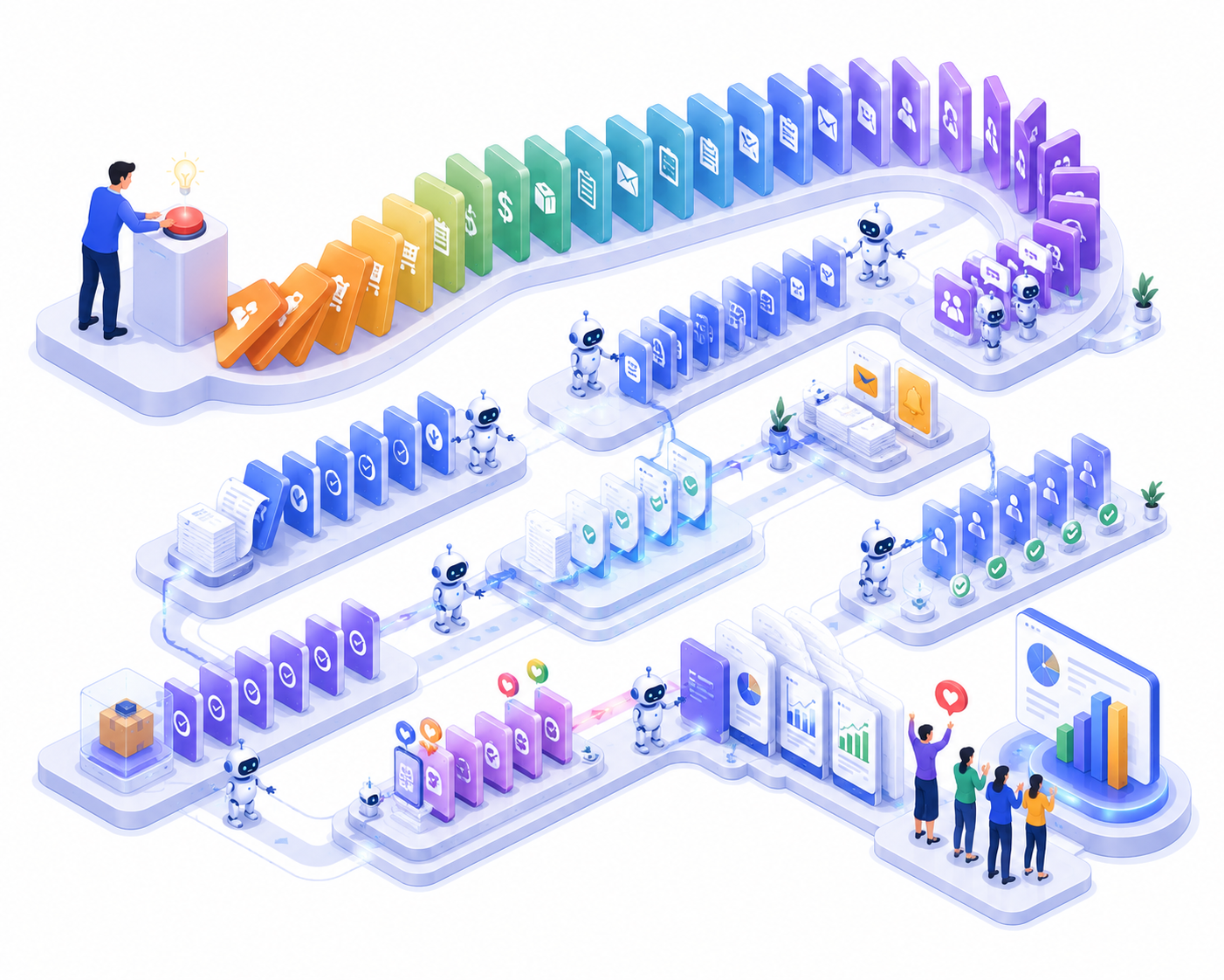 Tự động hóa quy trình doanh nghiệp bằng AI và workflow automation