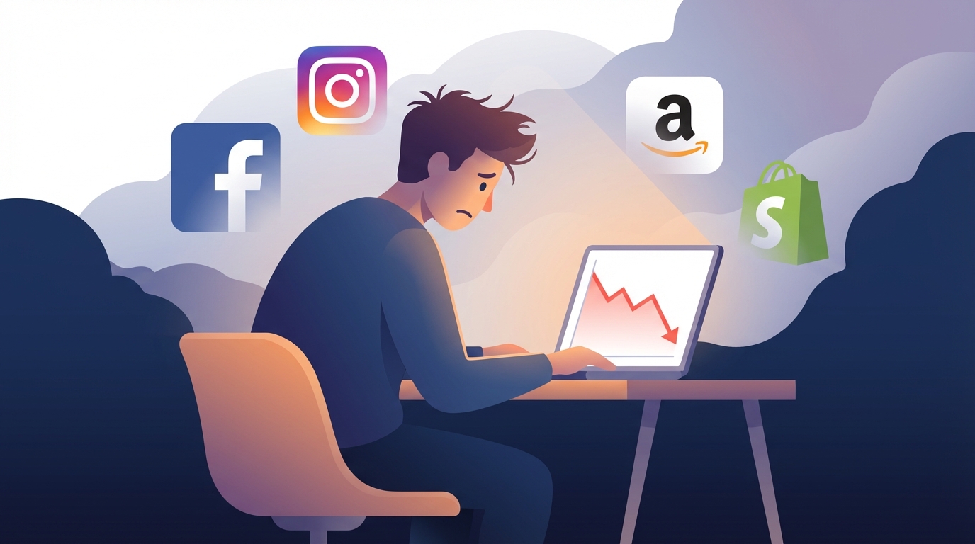 Nhiều người bán hàng online gặp khó khăn khi chỉ phụ thuộc vào fanpage