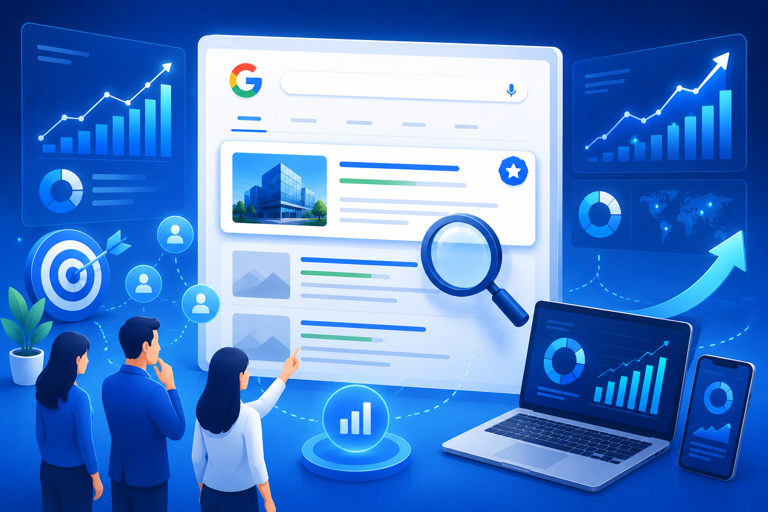 Website giúp tìm khách hàng từ Google và SEO tự nhiên