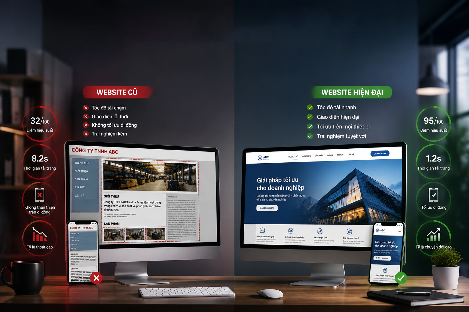 Website Cũ Đang Làm Mất Khách Hàng?