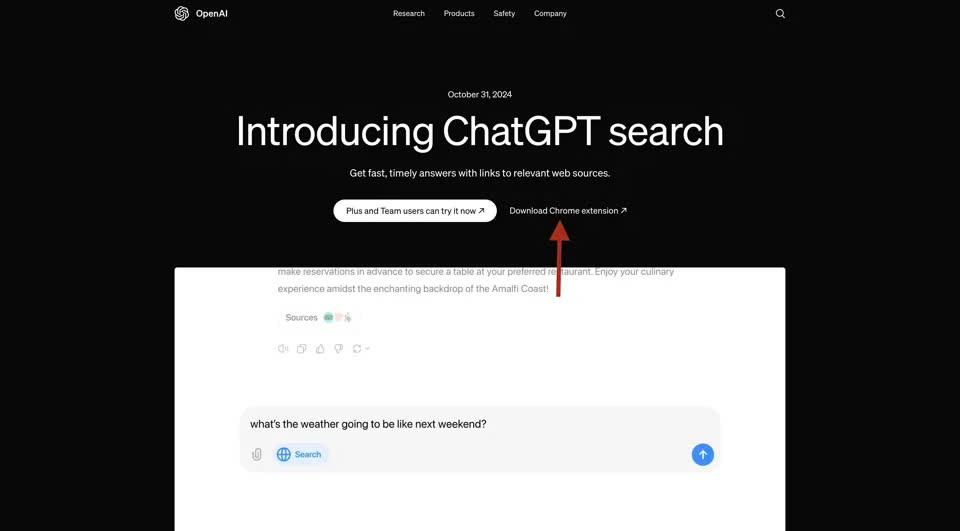 Cách thay thế Google bằng ChatGPT Search làm công cụ tìm kiếm mặc định của bạn